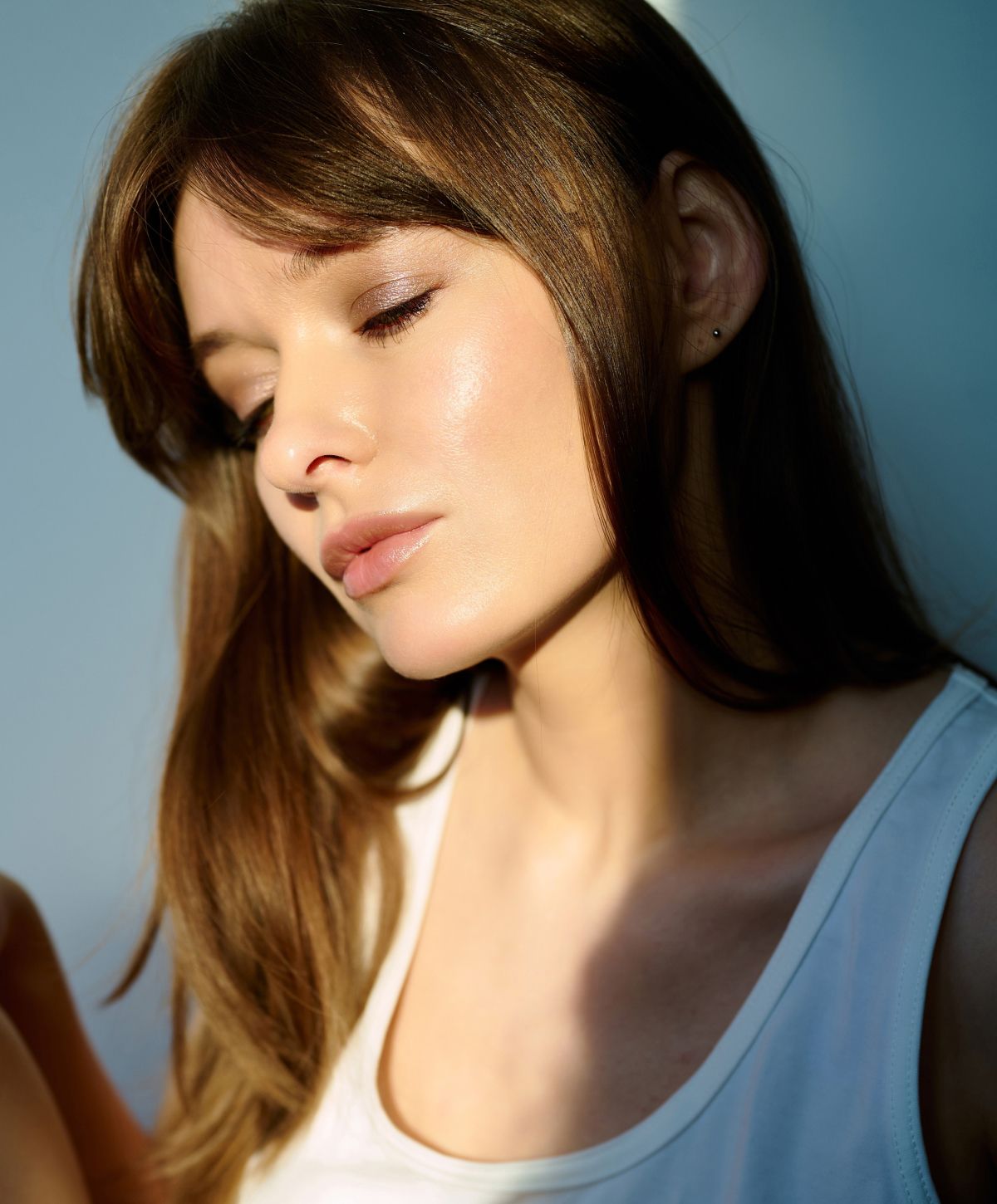 mount pleasant dermal fillers model with dark hair